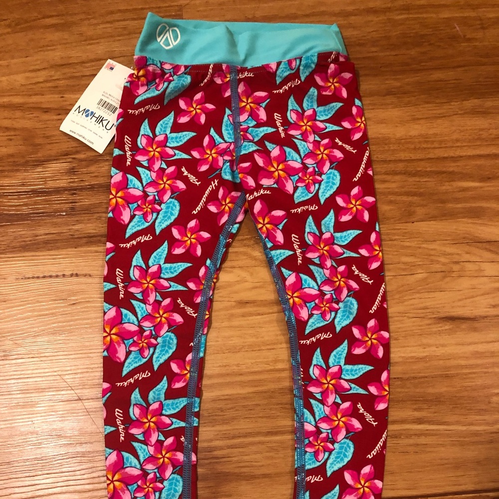 Mahiku kids girls swim leggings sun protection size 4